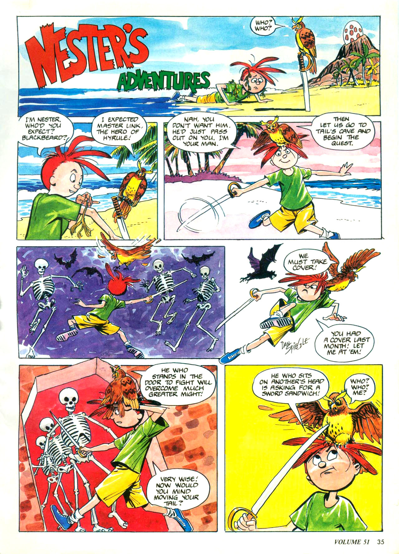 Read online Nintendo Power comic -  Issue #51 - 38