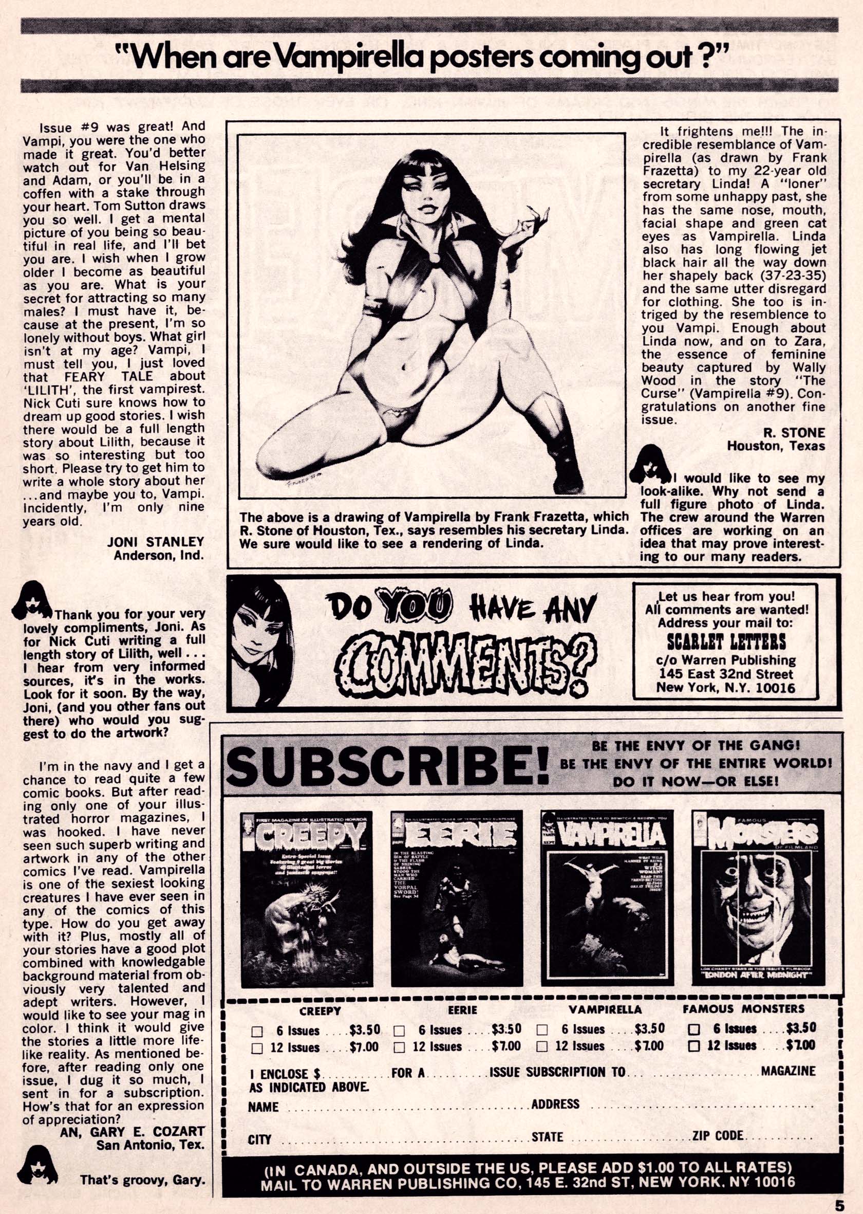 Read online Vampirella (1969) comic -  Issue #11 - 5