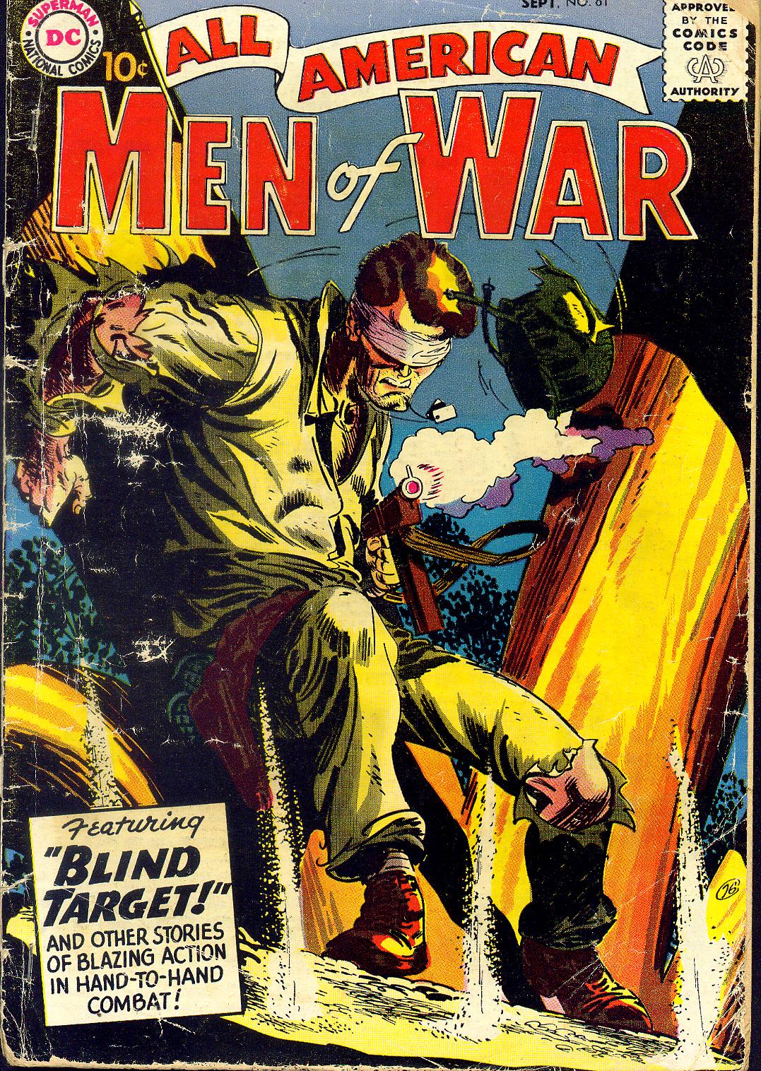 Read online All-American Men of War comic -  Issue #61 - 1