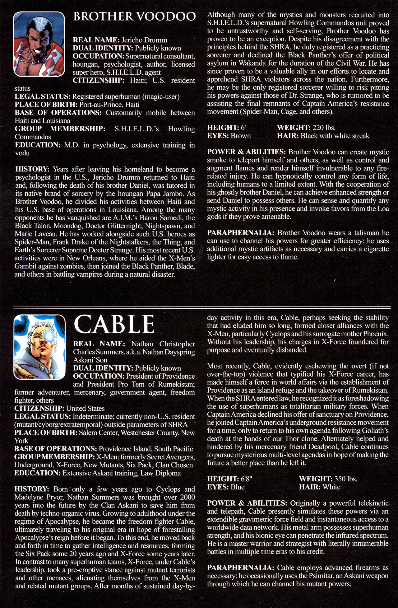 Read online Civil War: Battle Damage Report comic -  Issue # Full - 14