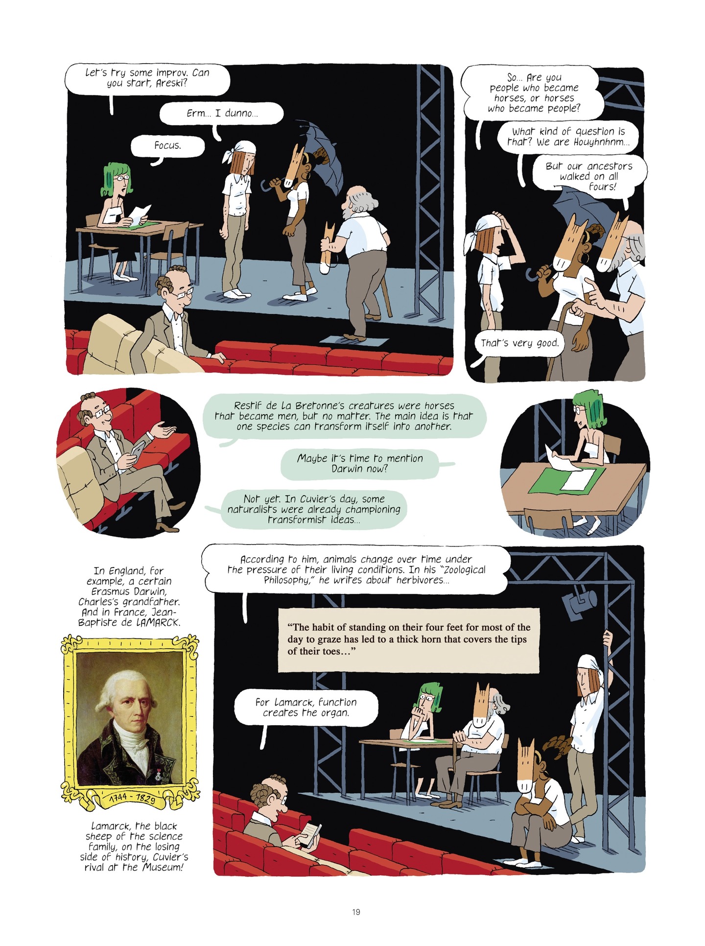 Read online Evolution, Darwin, God, and the Horse-People comic -  Issue # TPB - 18