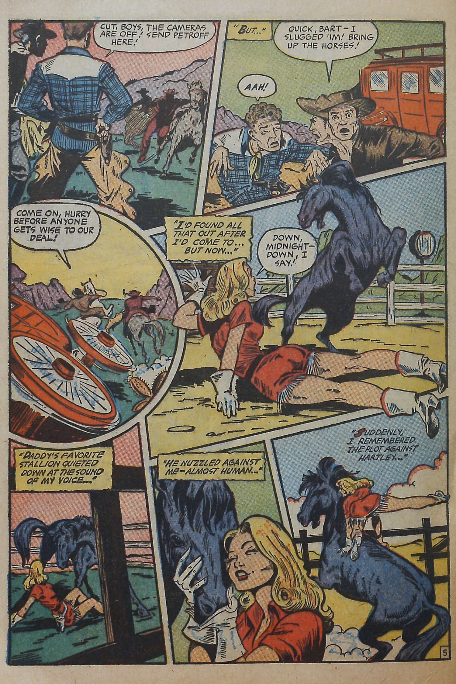 Read online Cowgirl Romances (1950) comic -  Issue #10 - 32