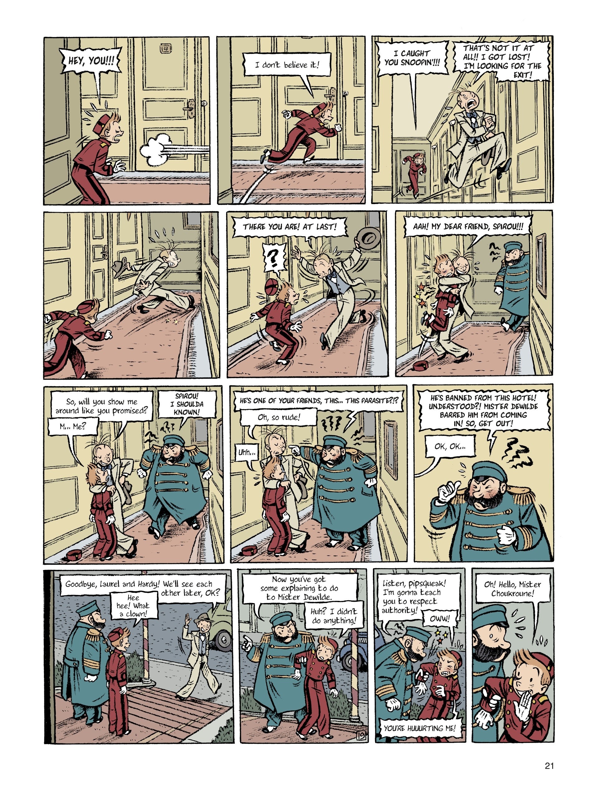 Read online Spirou: The Diary of a Naive Young Man comic -  Issue # TPB - 21