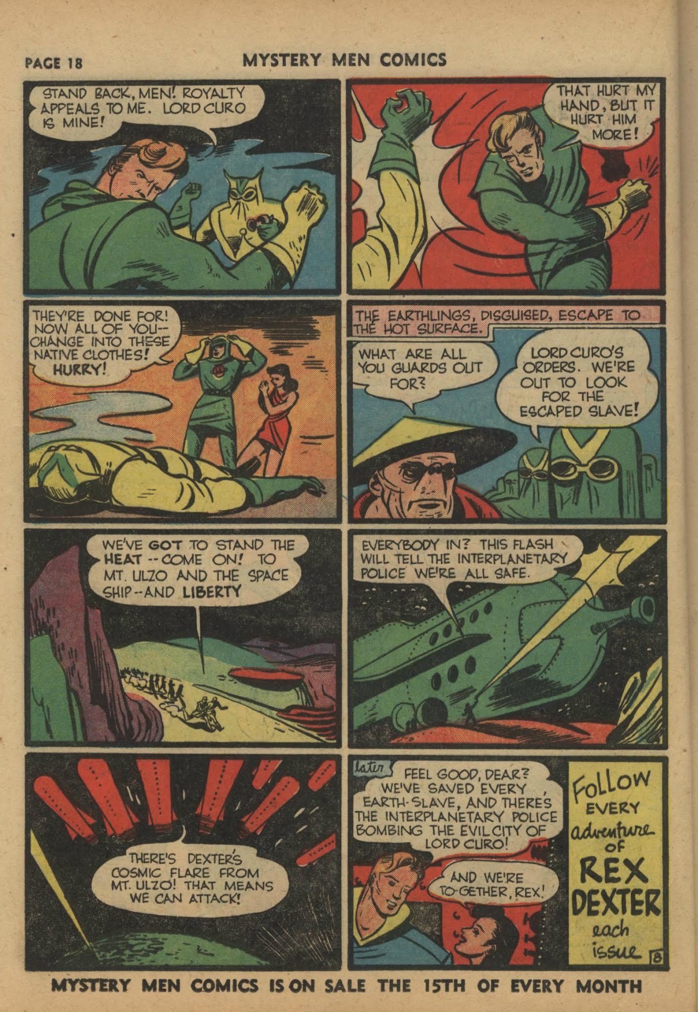 Read online Mystery Men Comics comic -  Issue #19 - 20