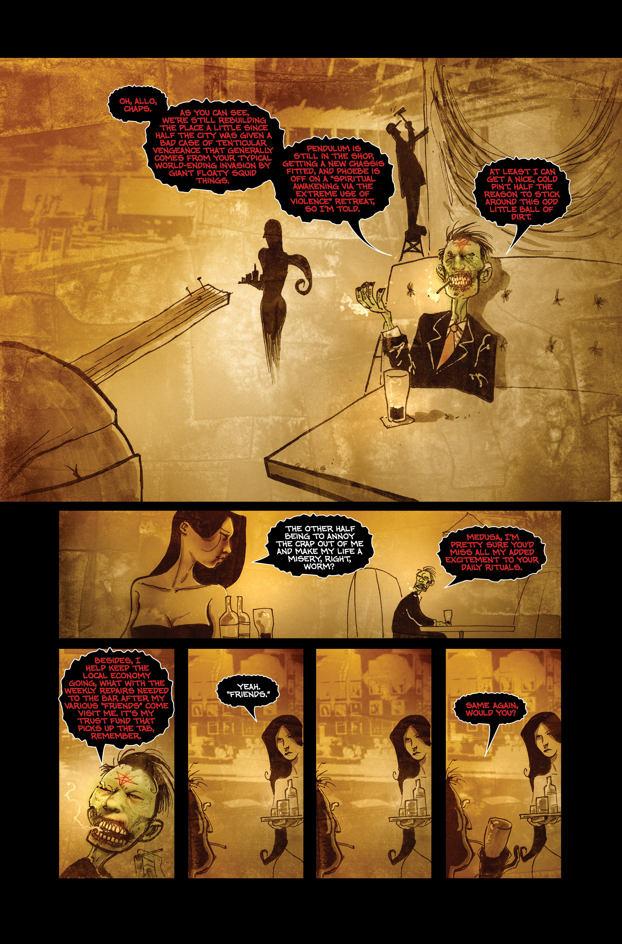 Read online Wormwood: Gentleman Corpse comic -  Issue #13 - 6