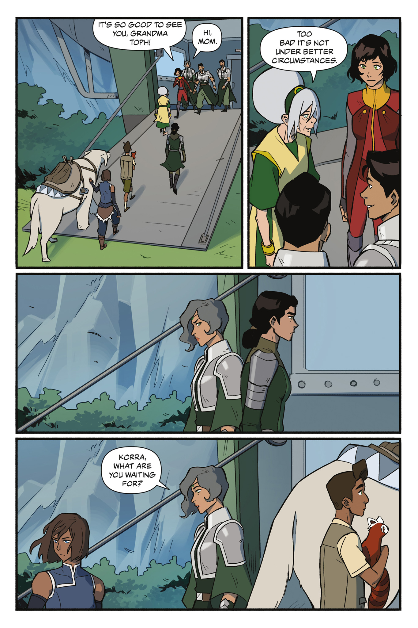 Read online Nickelodeon The Legend of Korra: Ruins of the Empire comic -  Issue # TPB 2 - 62