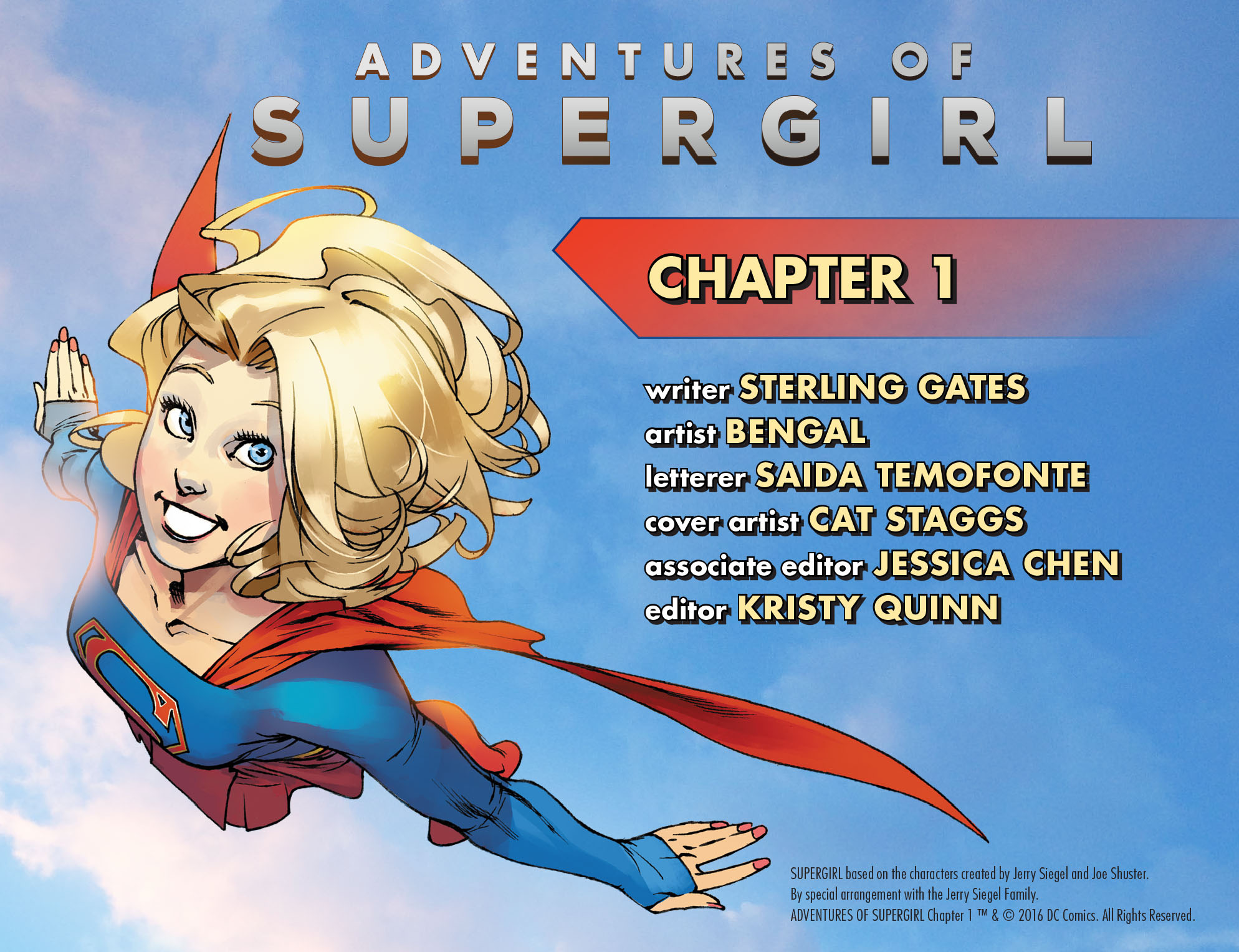 Read online Adventures of Supergirl comic -  Issue #1 - 2