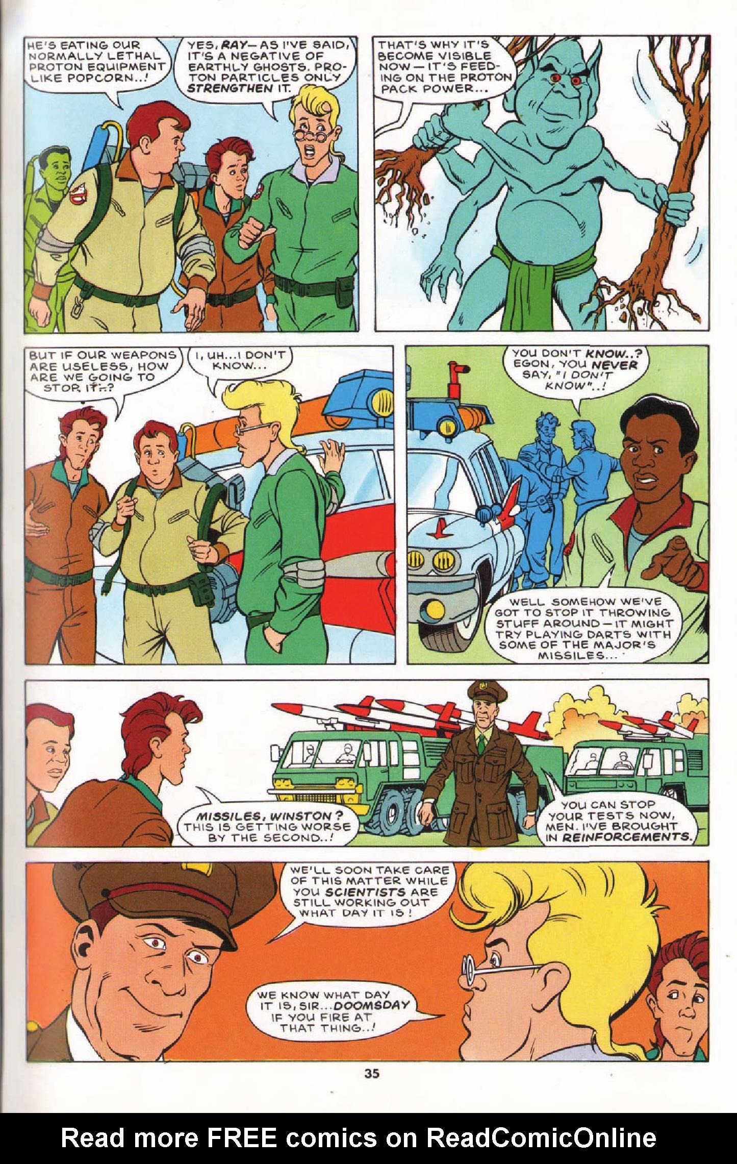 Read online The Real Ghostbusters comic -  Issue # Annual 1989 - 35