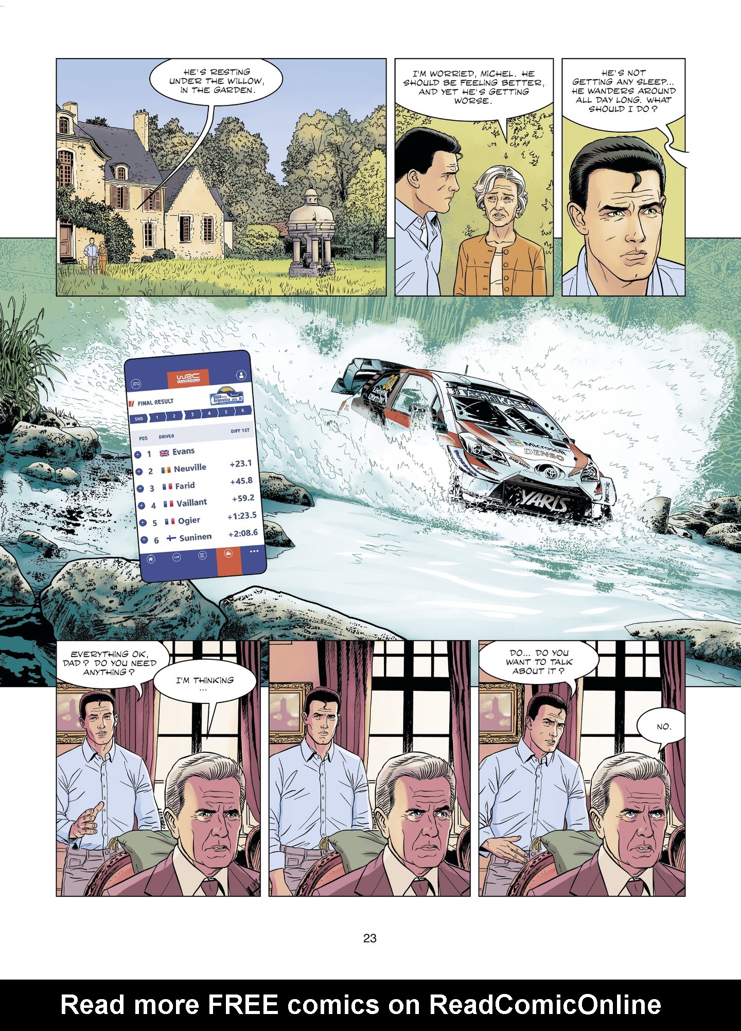 Read online Michel Vaillant comic -  Issue #9 - 23