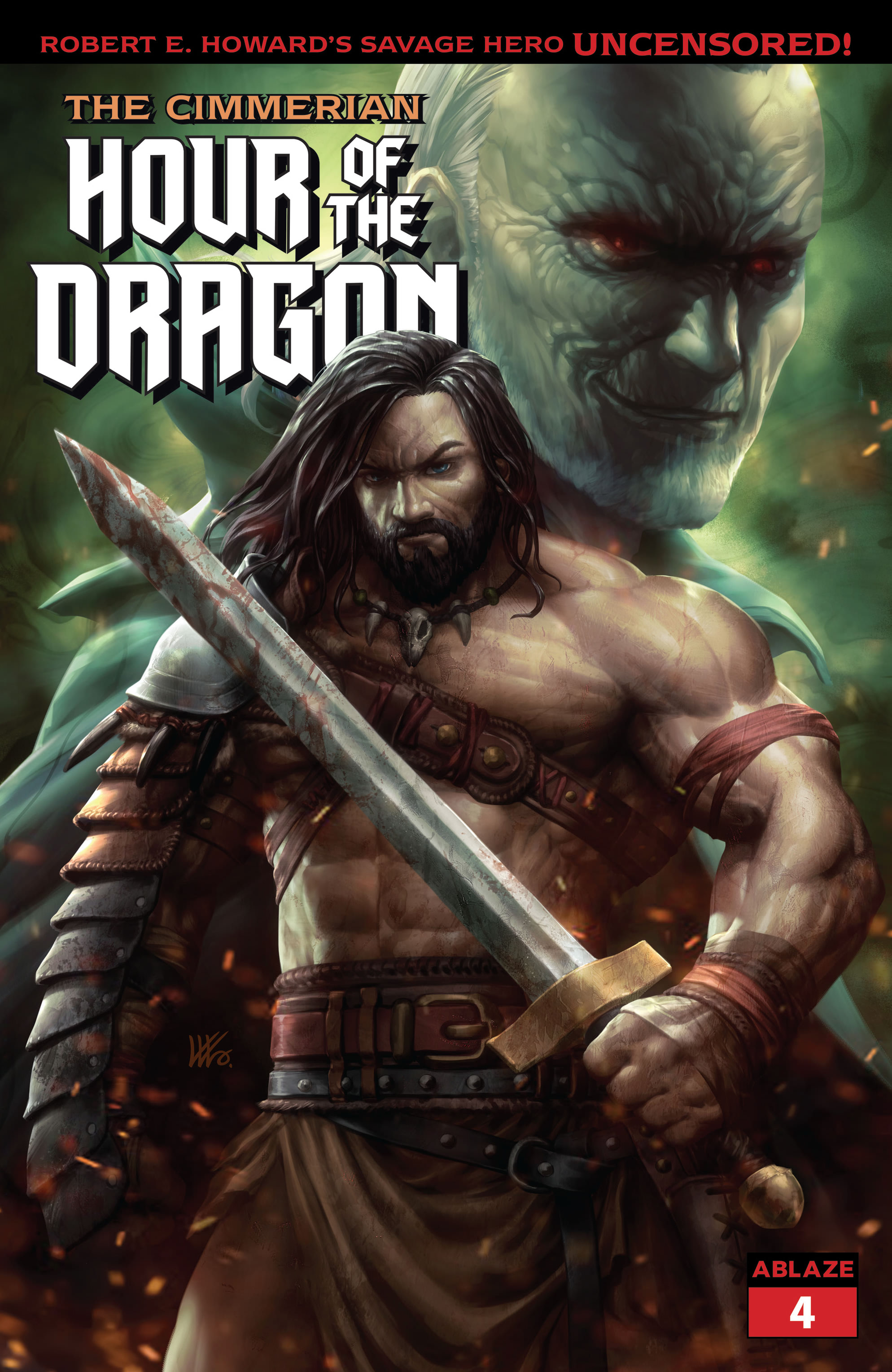 Read online The Cimmerian: Hour of the Dragon comic -  Issue #4 - 1