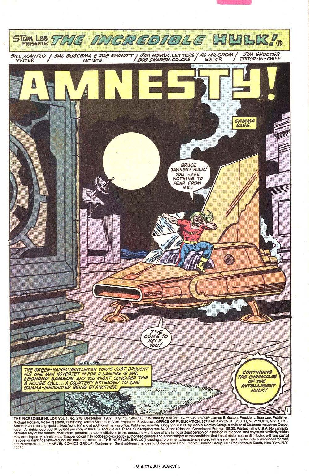Read online The Incredible Hulk (1968) comic -  Issue #278 - 3