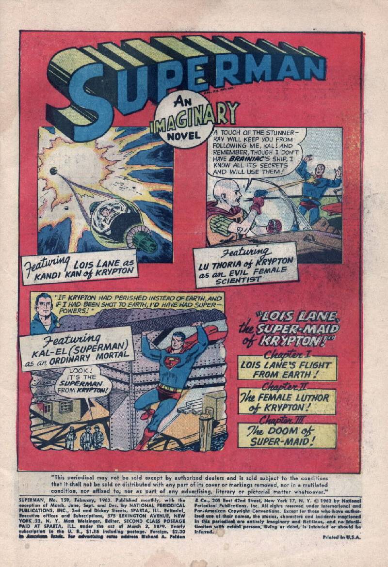 Read online Superman (1939) comic -  Issue #159 - 2