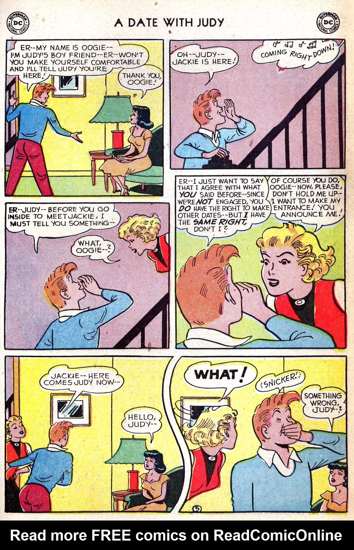 Read online A Date with Judy comic -  Issue #33 - 39