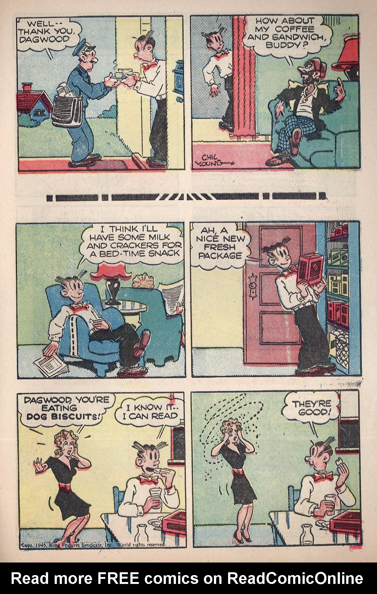 Read online Blondie Comics (1947) comic -  Issue #7 - 29