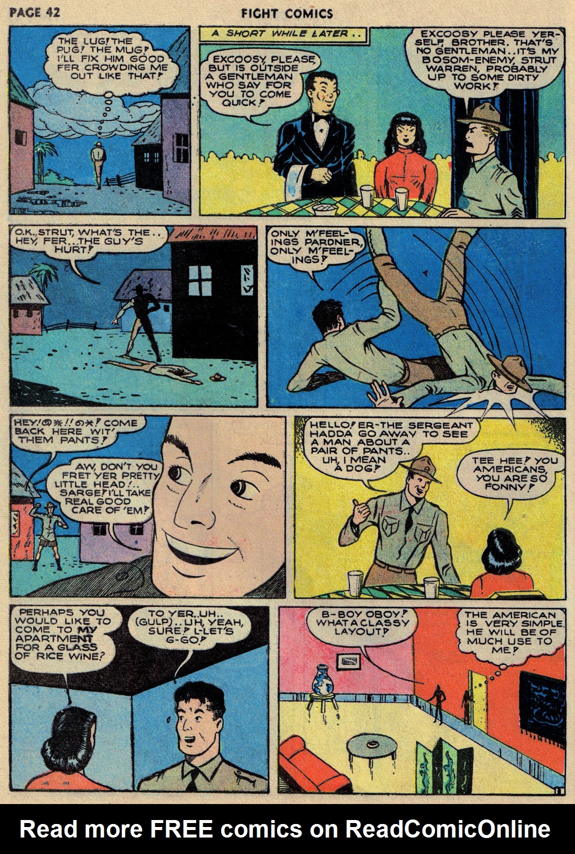 Read online Fight Comics comic -  Issue #12 - 44