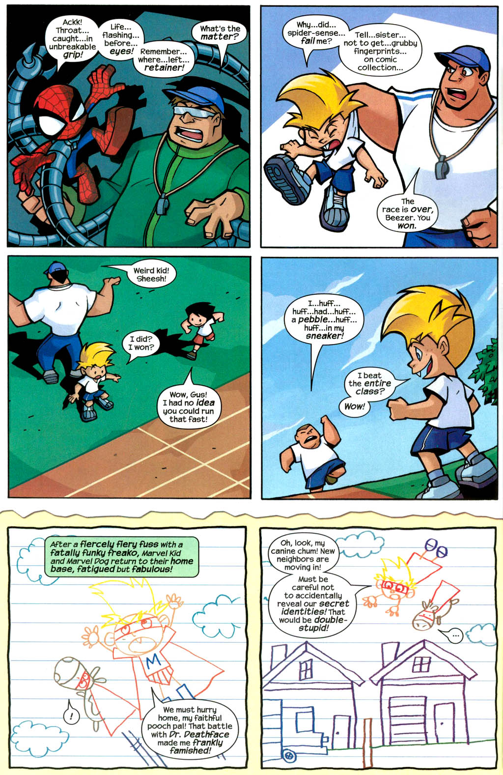 Read online Marvelous Adventures of Gus Beezer comic -  Issue # Gus Beezer and Spider-Man - 5