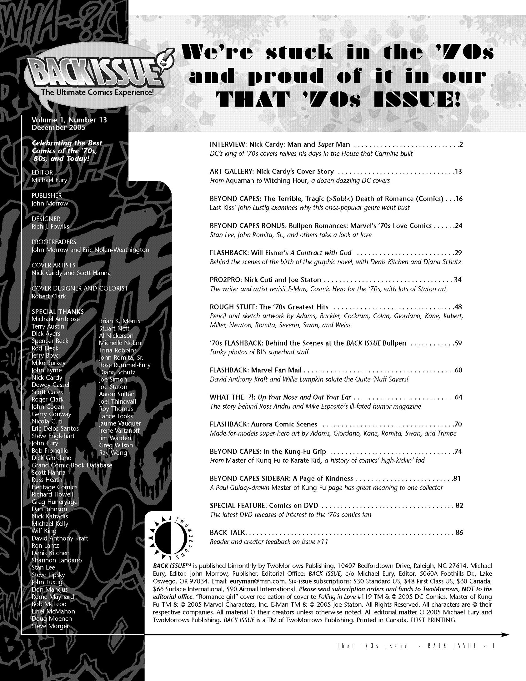Read online Back Issue comic -  Issue #13 - 2