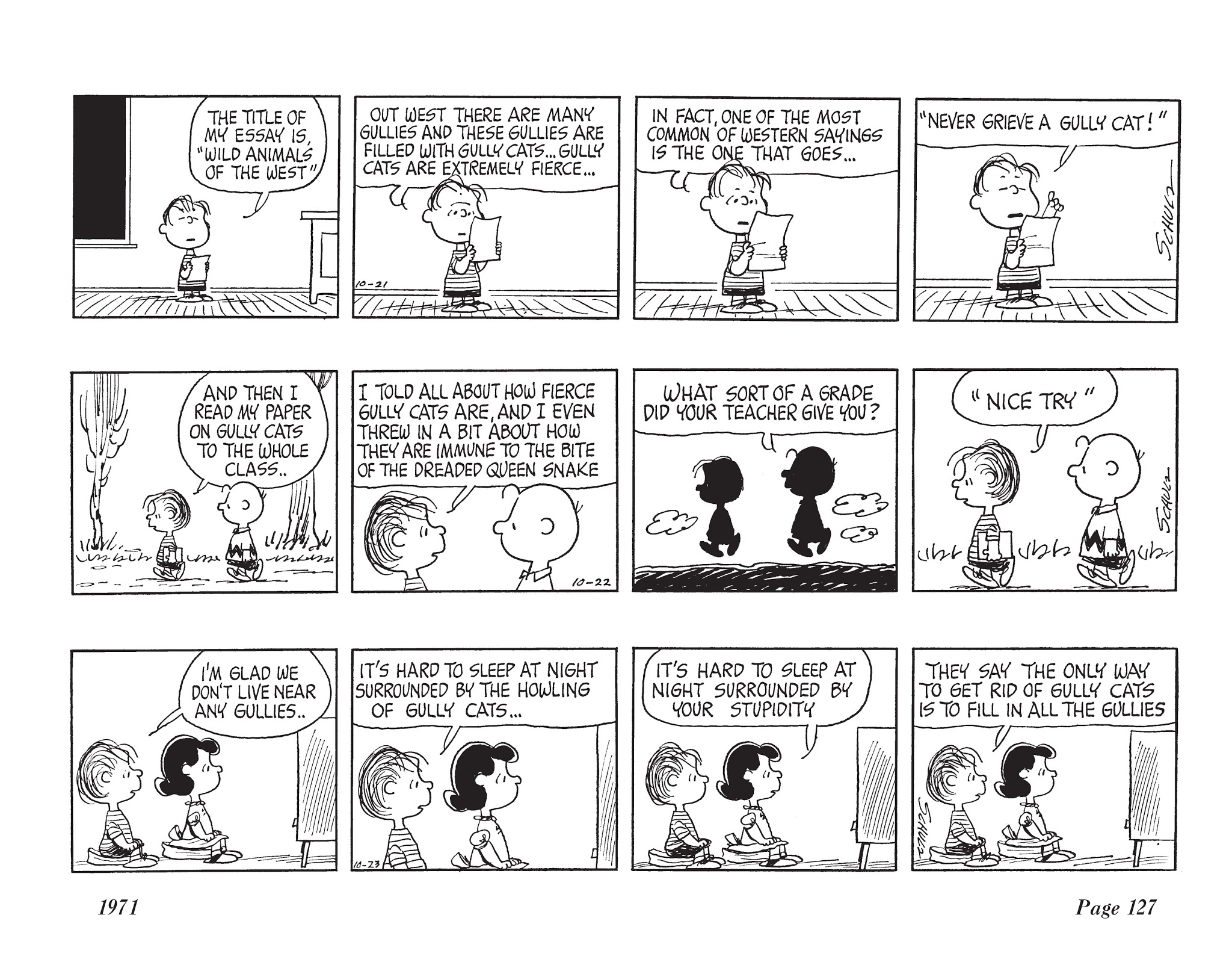 Read online The Complete Peanuts comic -  Issue # TPB 11 - 142