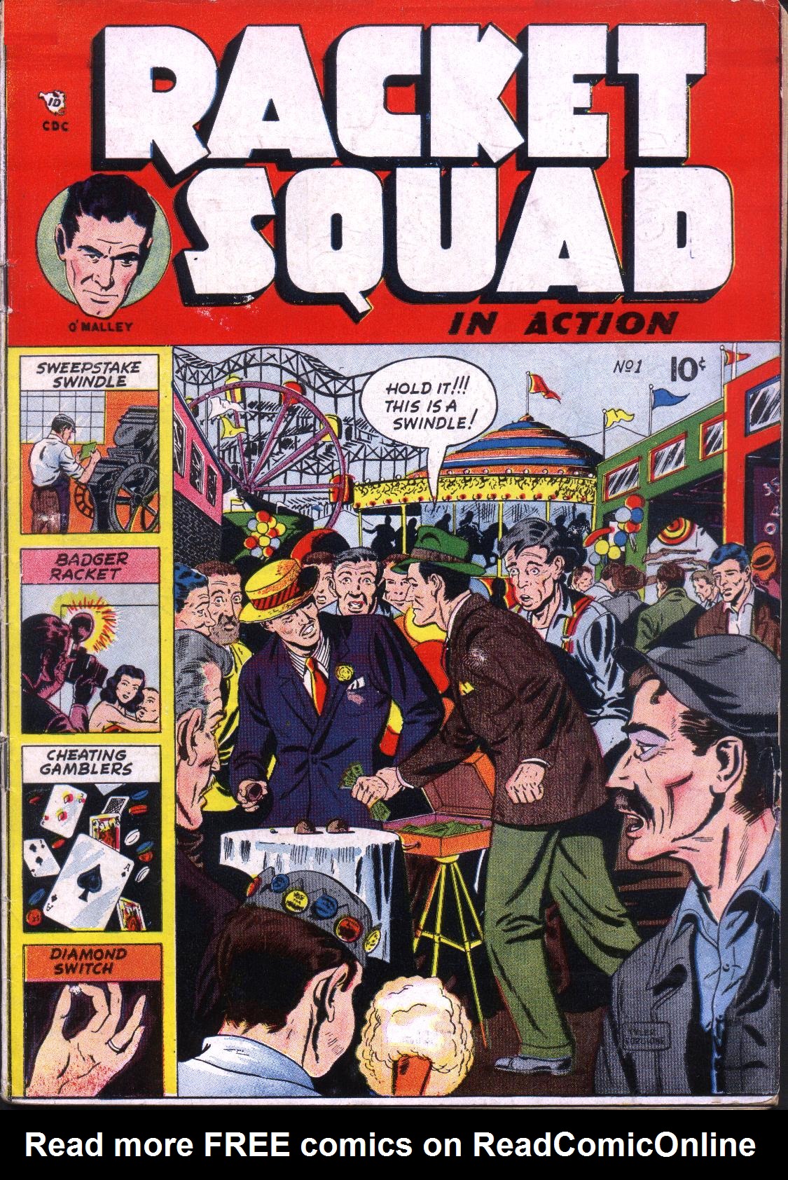 Read online Racket Squad in Action comic -  Issue #1 - 1