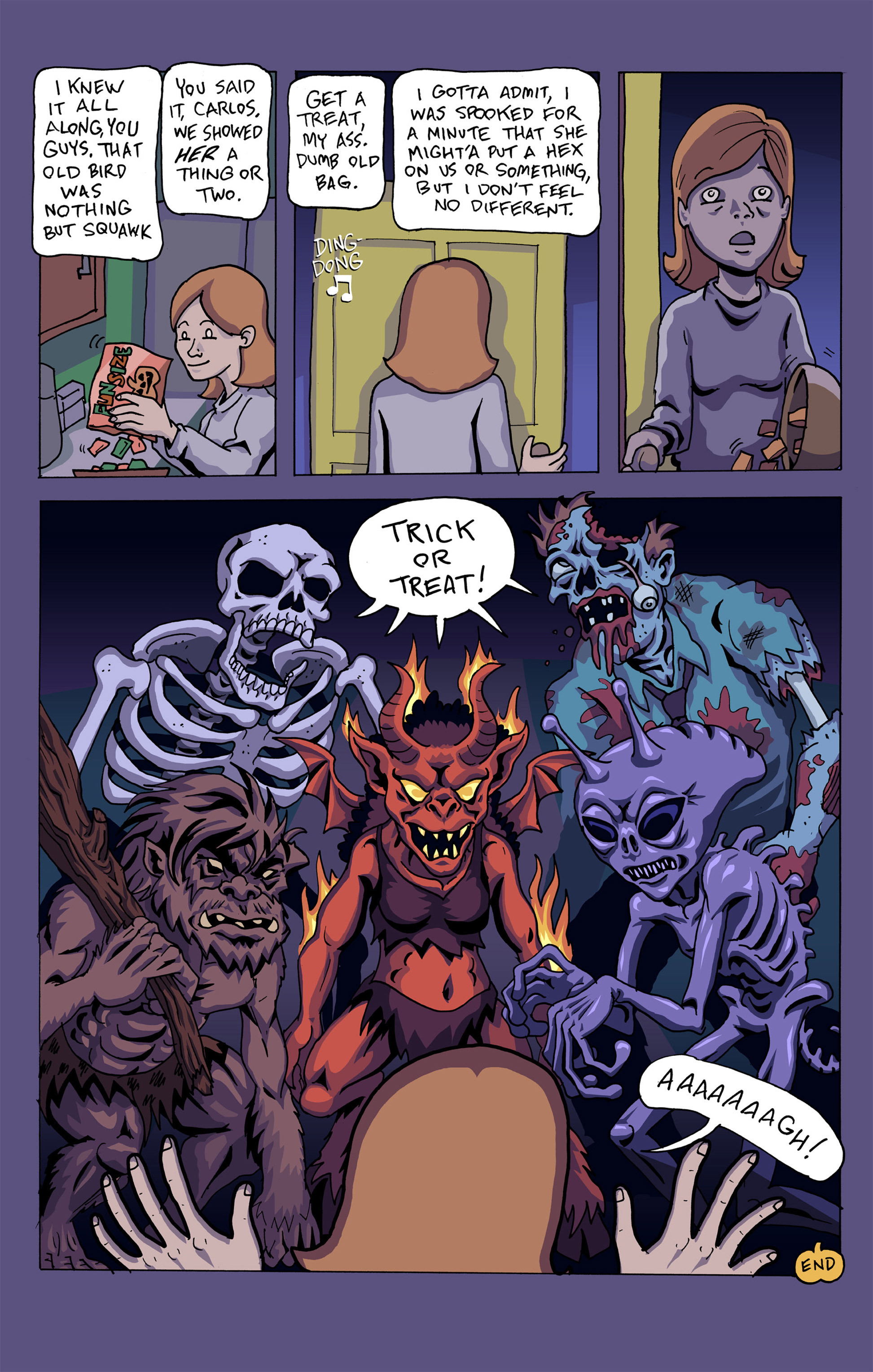 Read online BOO! Halloween Stories 2015 comic -  Issue # Full - 35