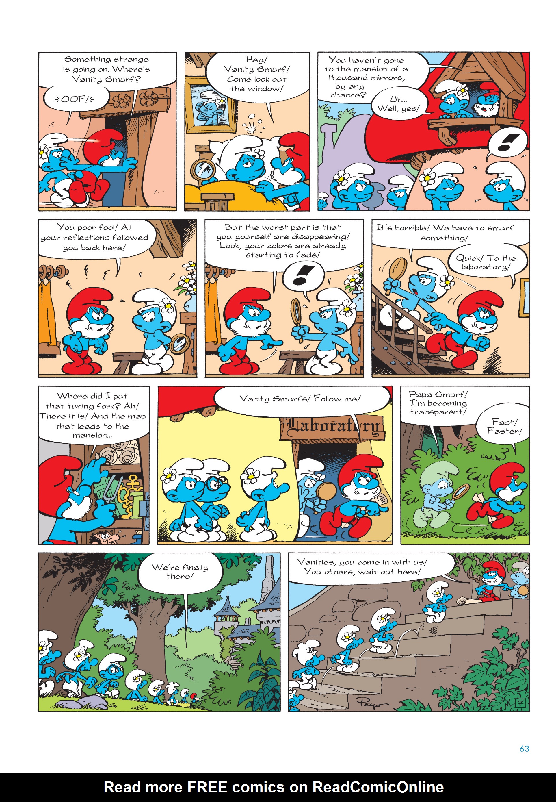 Read online The Smurfs comic -  Issue #22 - 64