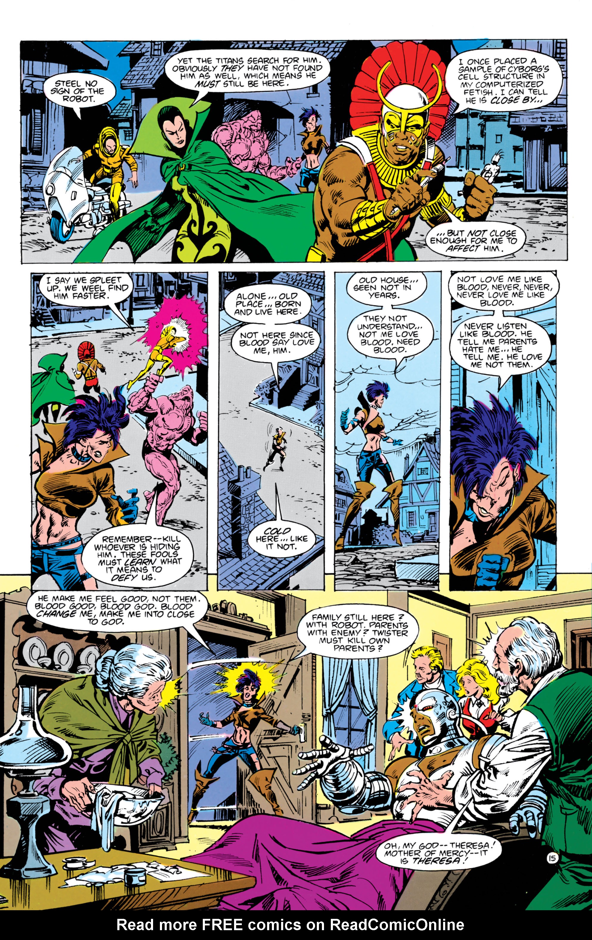 Read online The New Teen Titans (1984) comic -  Issue #27 - 16