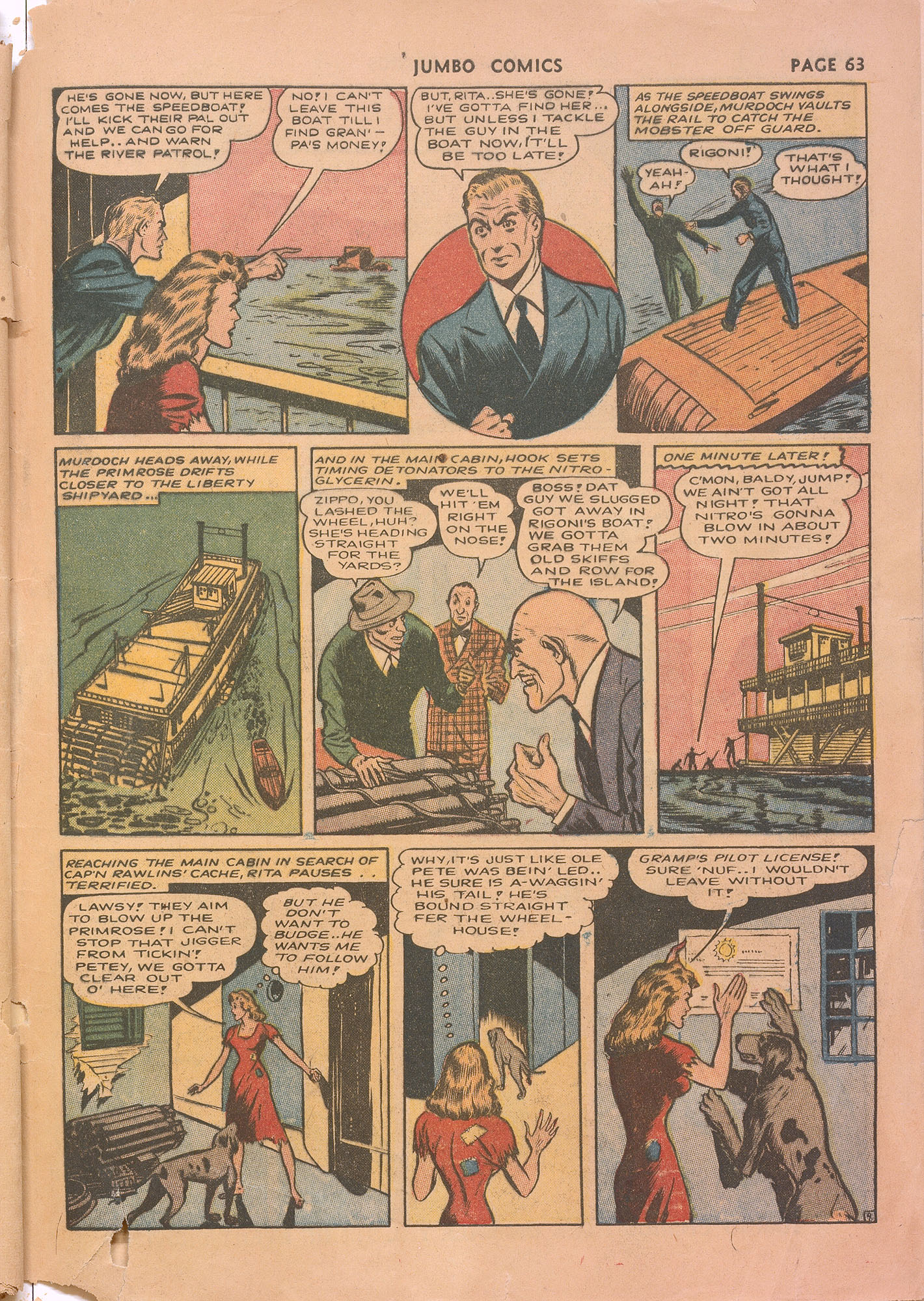 Read online Jumbo Comics comic -  Issue #46 - 65