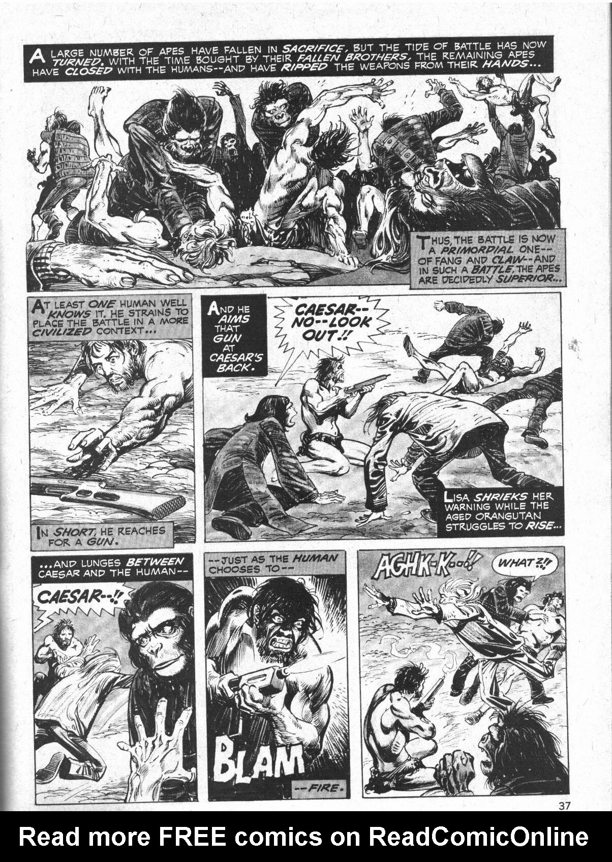 Read online Planet of the Apes comic -  Issue #22 - 38