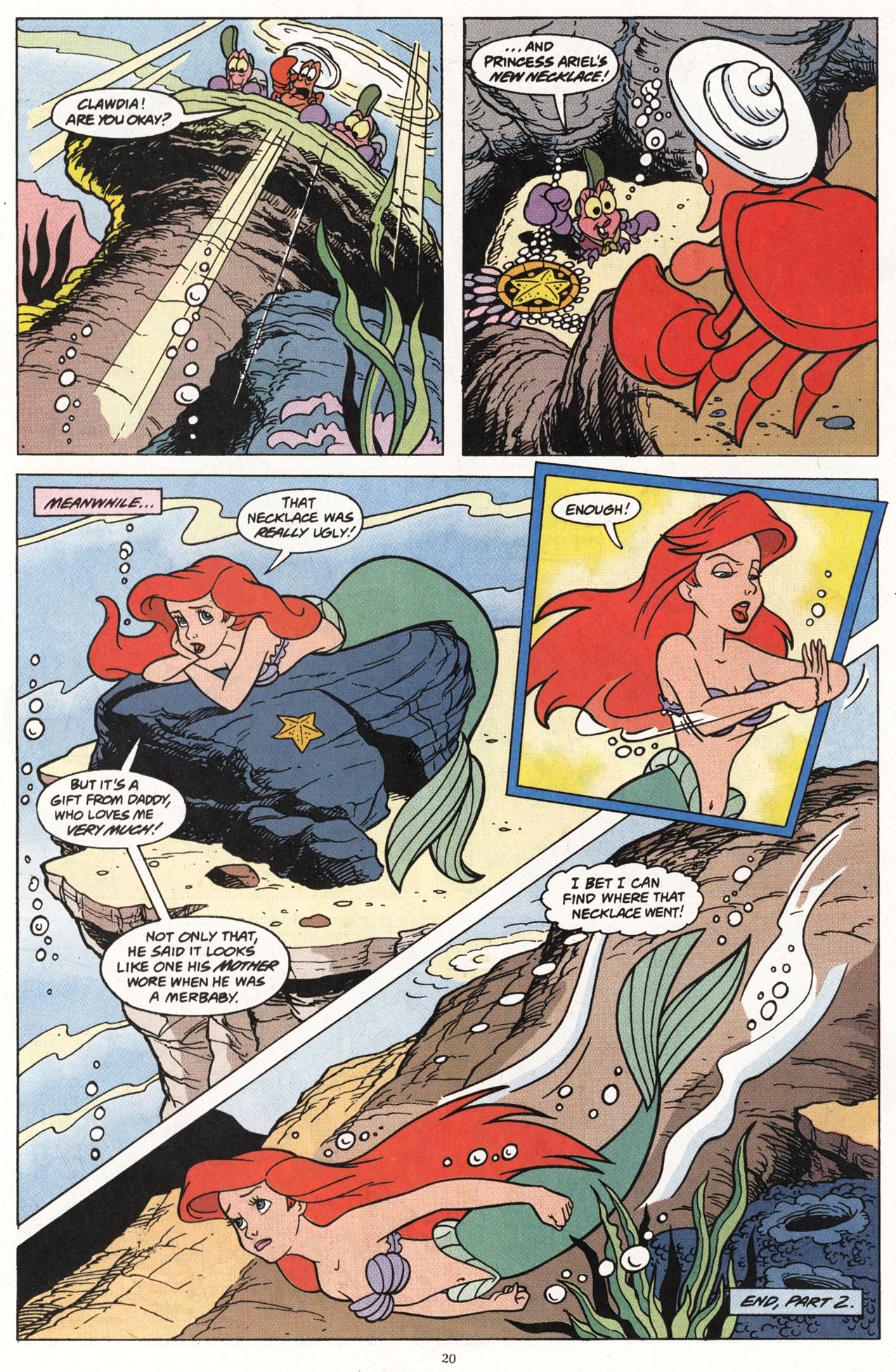 Read online Disney's The Little Mermaid comic -  Issue #8 - 22