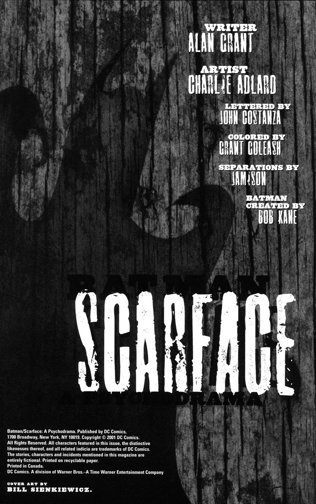 Read online Batman/Scarface: A Psychodrama comic -  Issue # Full - 2