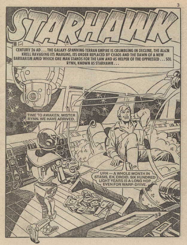 Read online Starblazer comic -  Issue #186 - 2