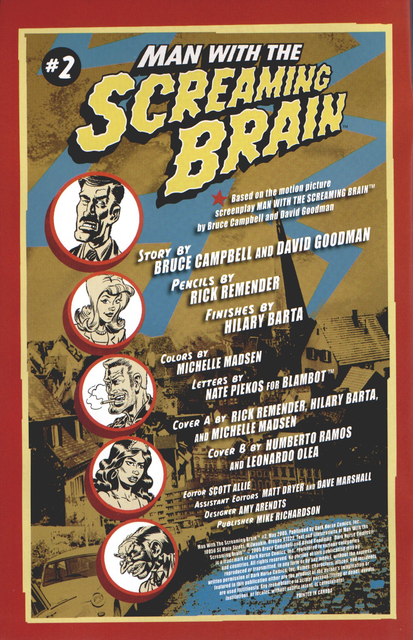 Read online Man With The Screaming Brain comic -  Issue #2 - 2