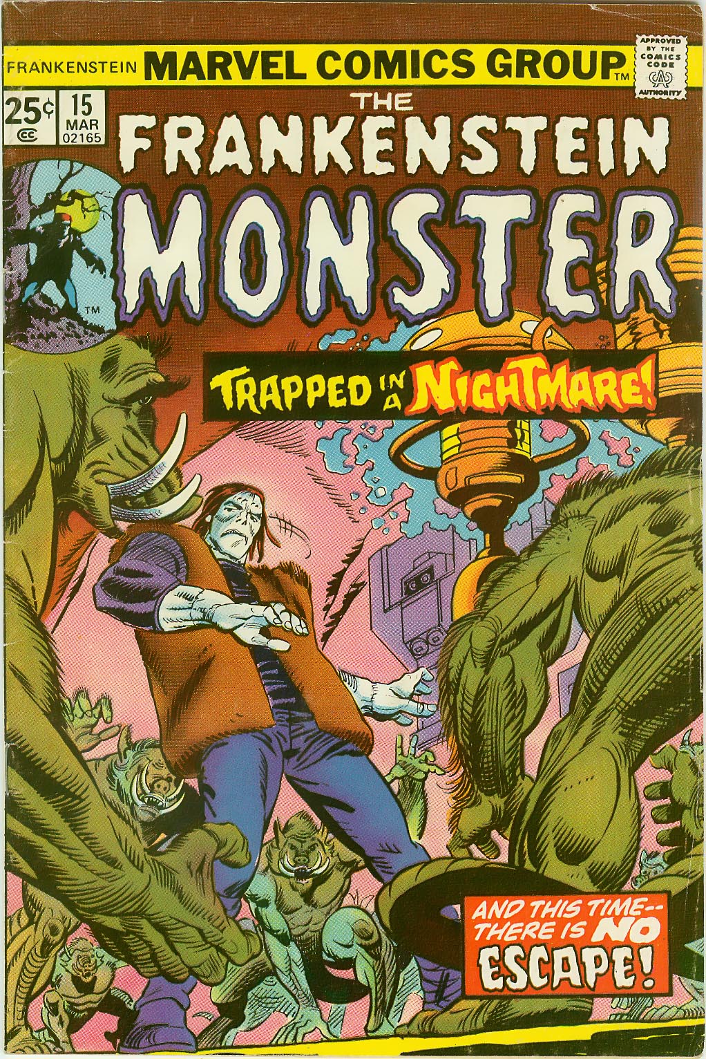 Read online Frankenstein (1973) comic -  Issue #15 - 1