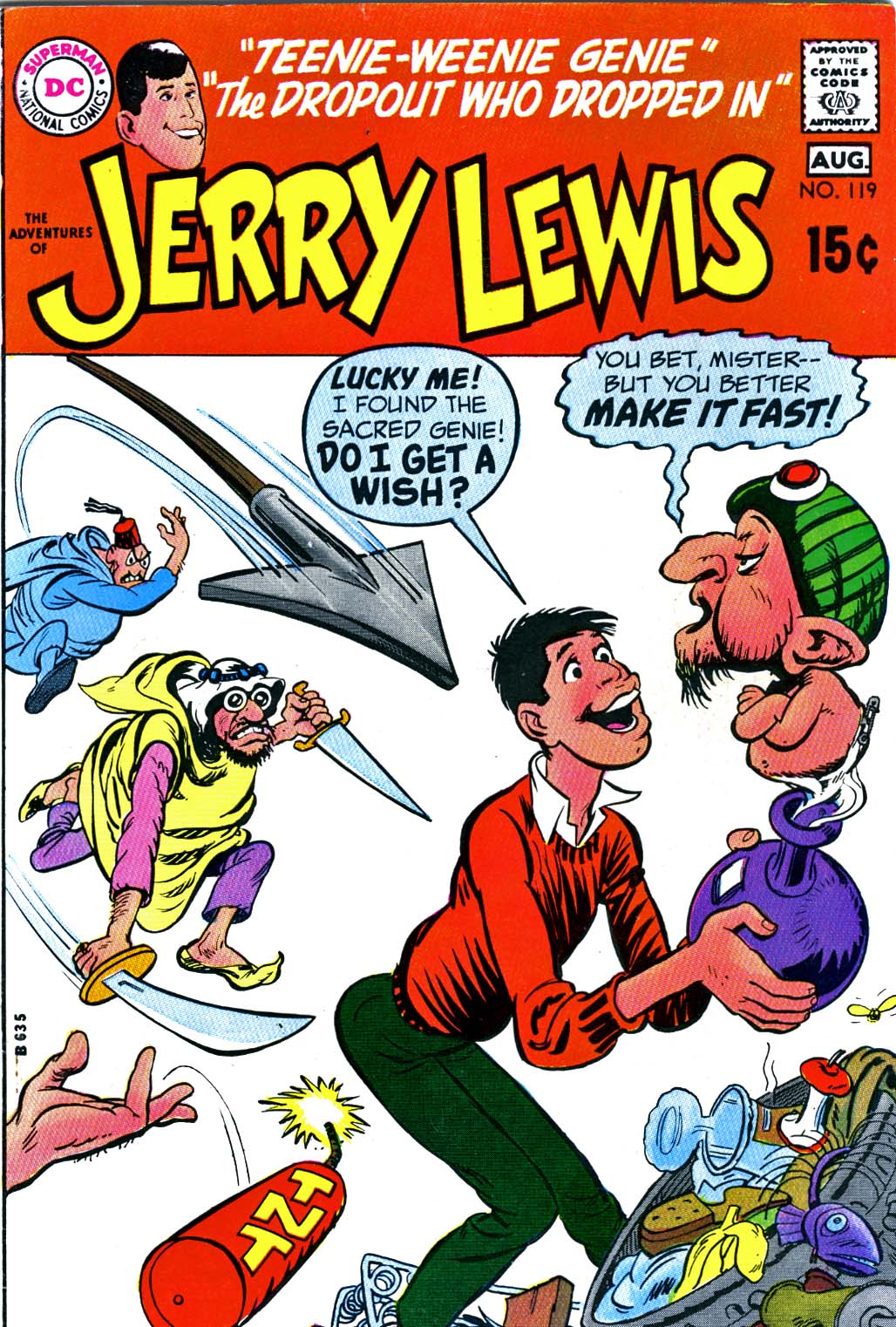 Read online The Adventures of Jerry Lewis comic -  Issue #119 - 1