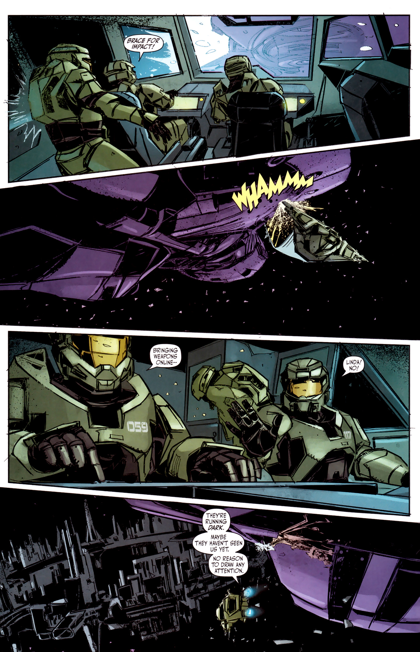 Read online Halo: Fall Of Reach - Invasion comic -  Issue #3 - 10