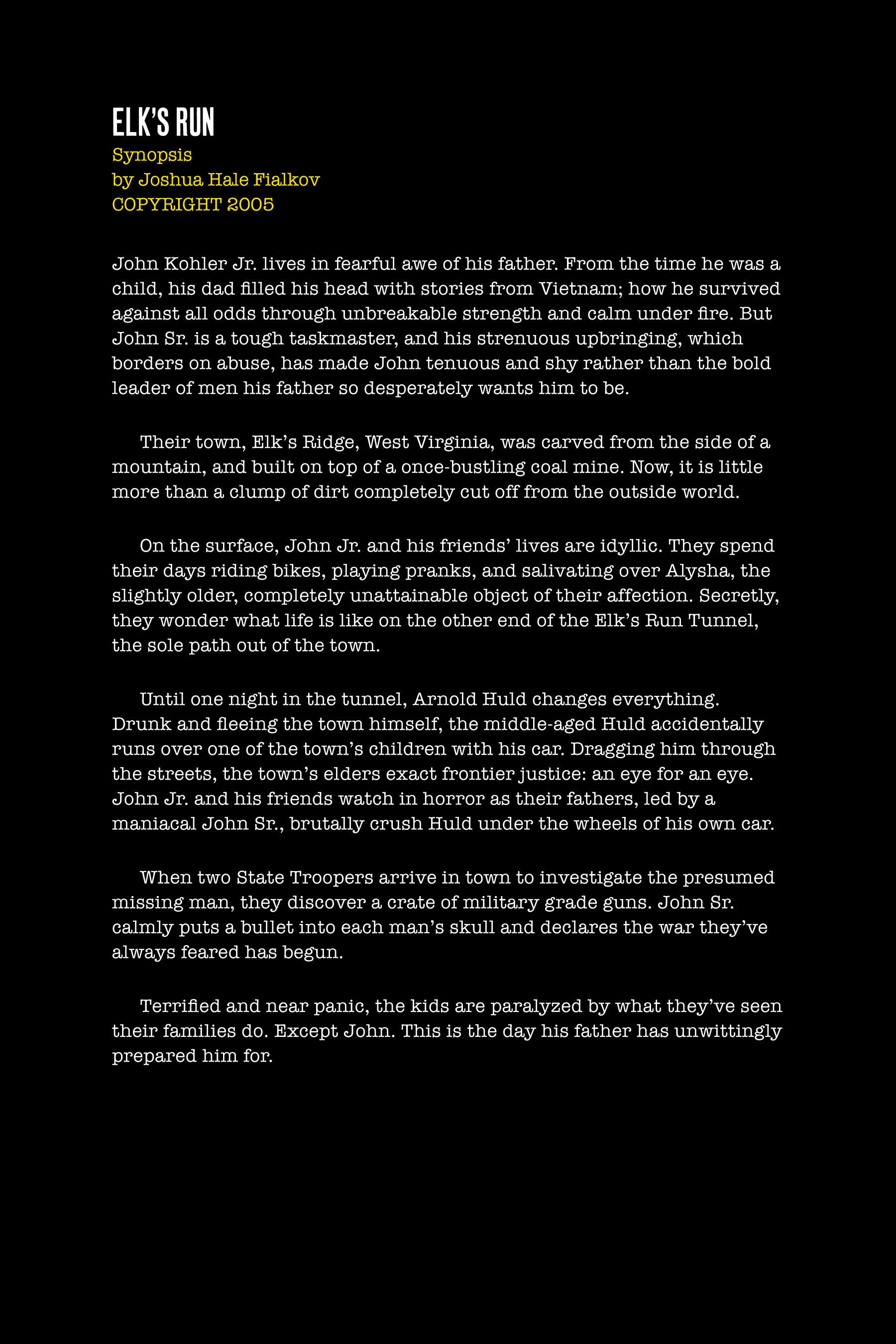 Read online Elk's Run 10th Anniversary Edition comic -  Issue # TPB (Part 3) - 20