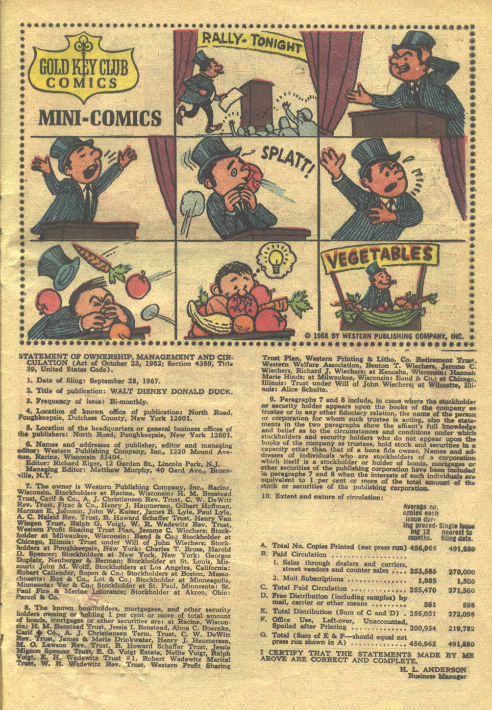 Read online Walt Disney's Donald Duck (1952) comic -  Issue #118 - 29
