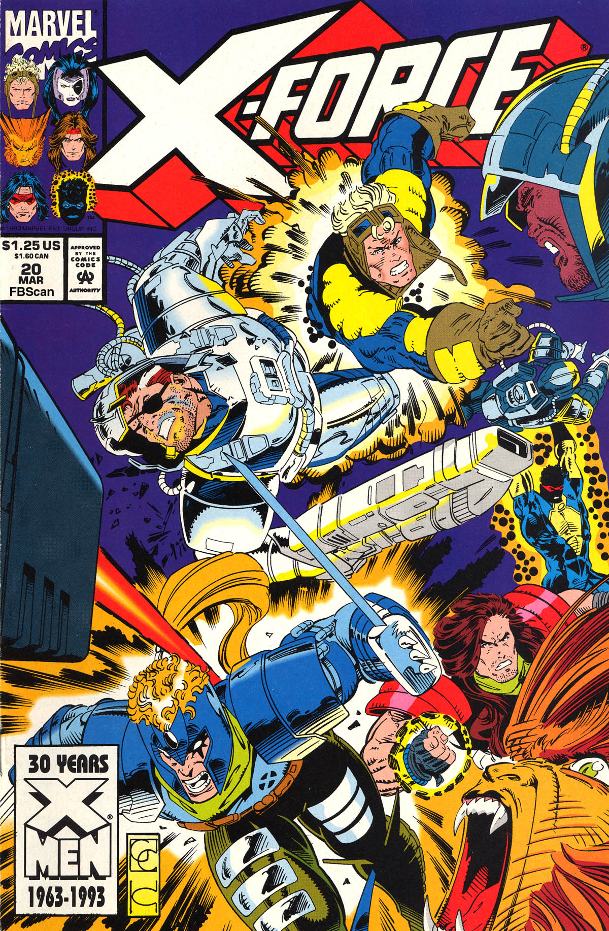 Read online X-Force (1991) comic -  Issue #20 - 1