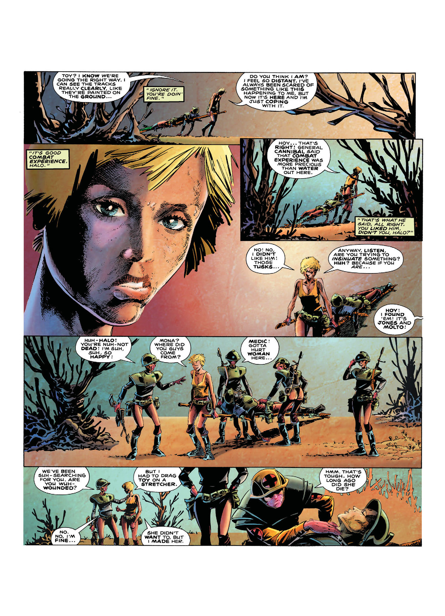 Read online The Ballad of Halo Jones (2018) comic -  Issue # TPB 3 - 38