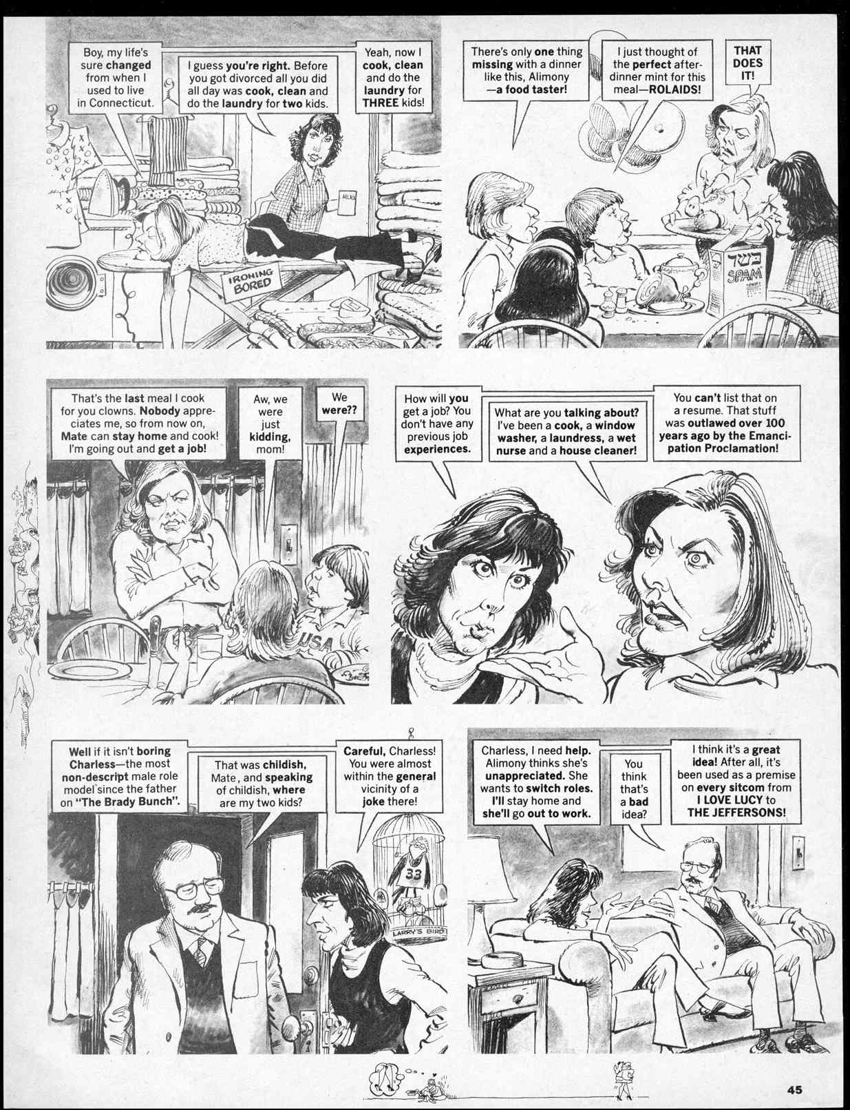 Read online MAD comic -  Issue #257 - 47