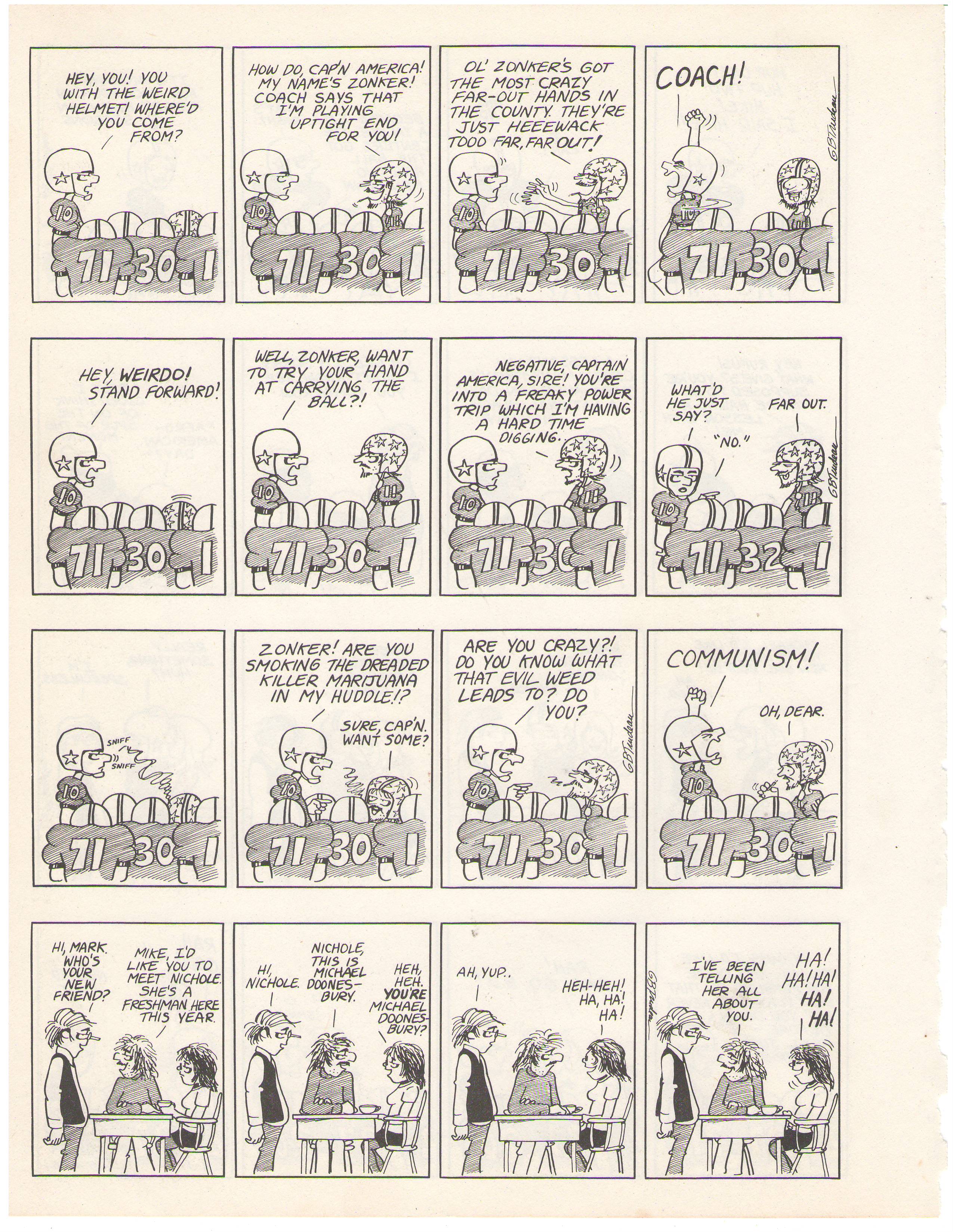 Read online The Doonesbury Chronicles comic -  Issue # TPB (Part 1) - 22