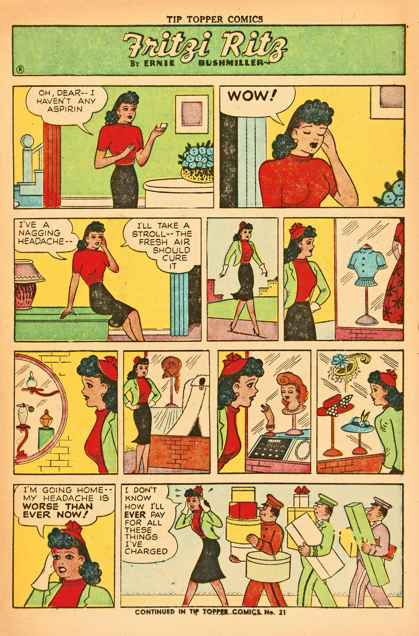 Read online Tip Topper Comics comic -  Issue #20 - 23