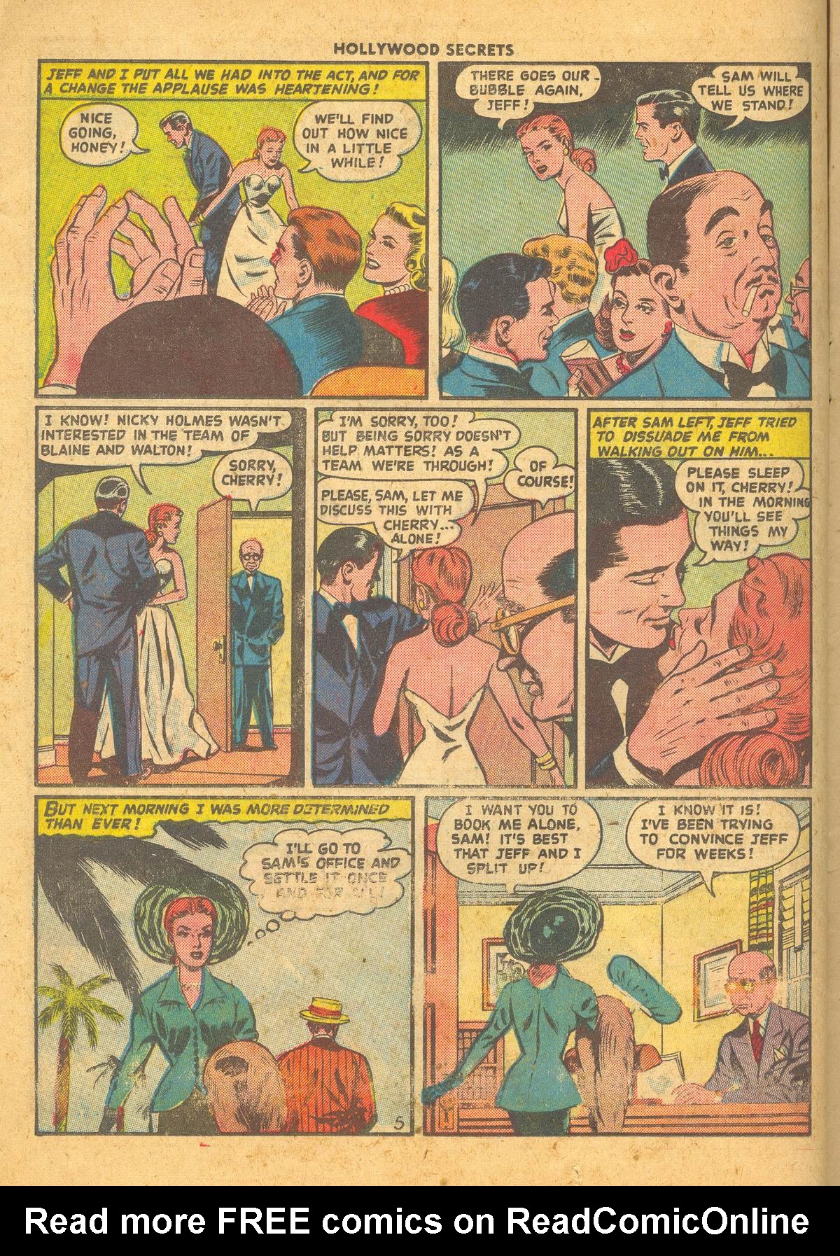 Read online Hollywood Secrets comic -  Issue #1 - 16