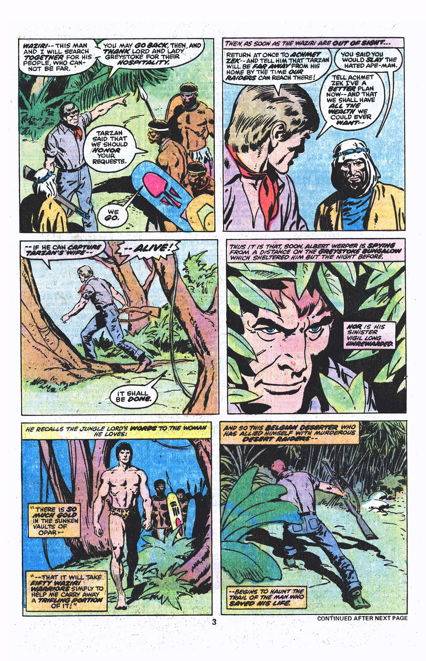 Read online Tarzan (1977) comic -  Issue #3 - 4