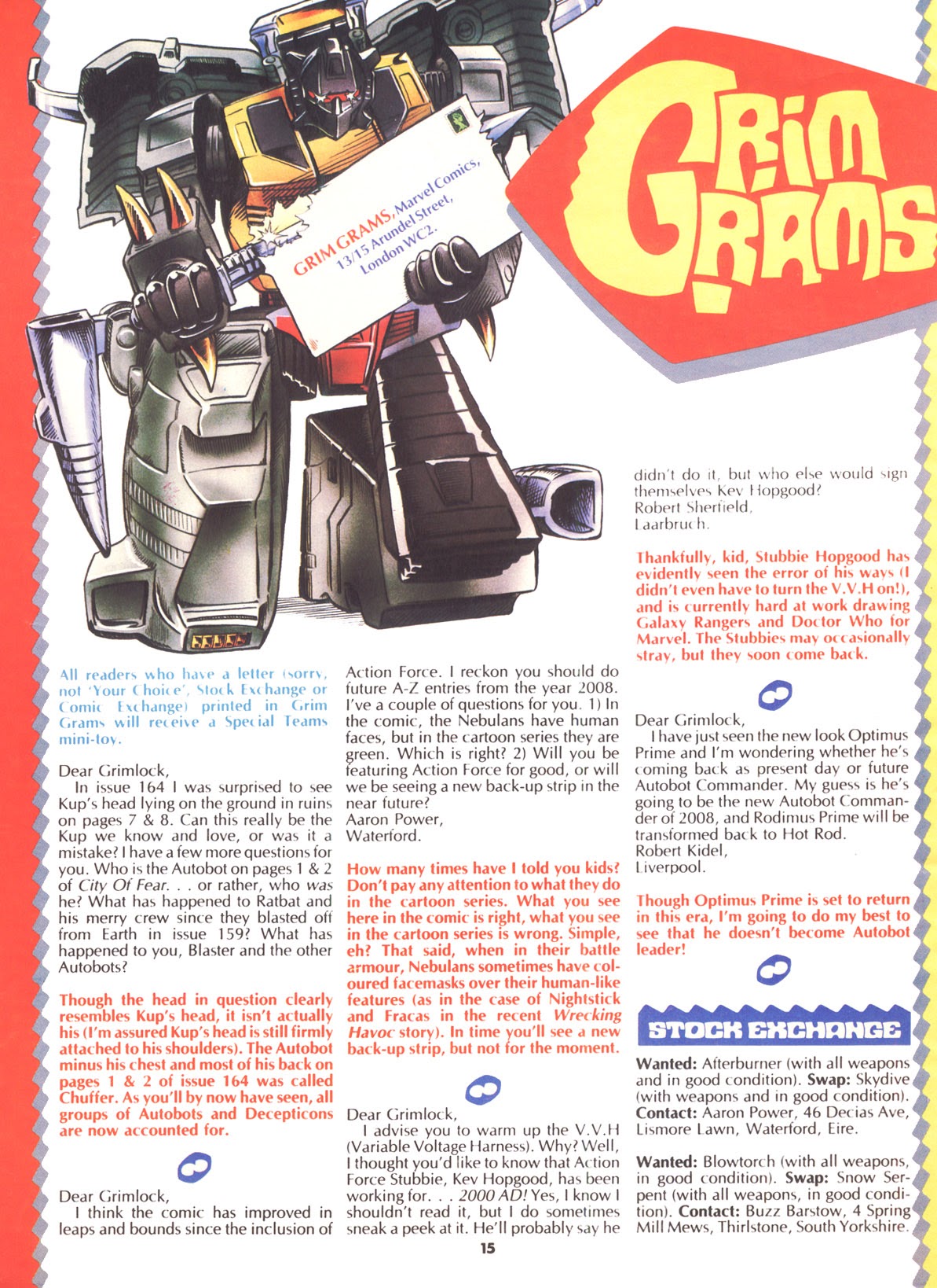 Read online The Transformers (UK) comic -  Issue #175 - 14