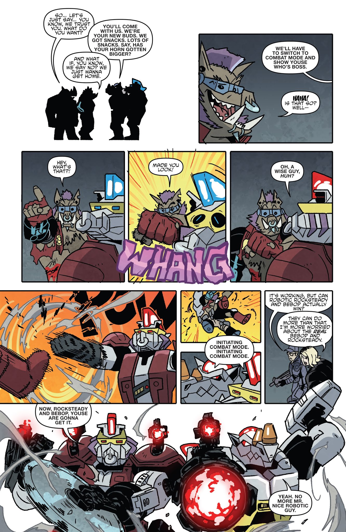 Read online Teenage Mutant Ninja Turtles: Bebop & Rocksteady Hit the Road comic -  Issue #5 - 11