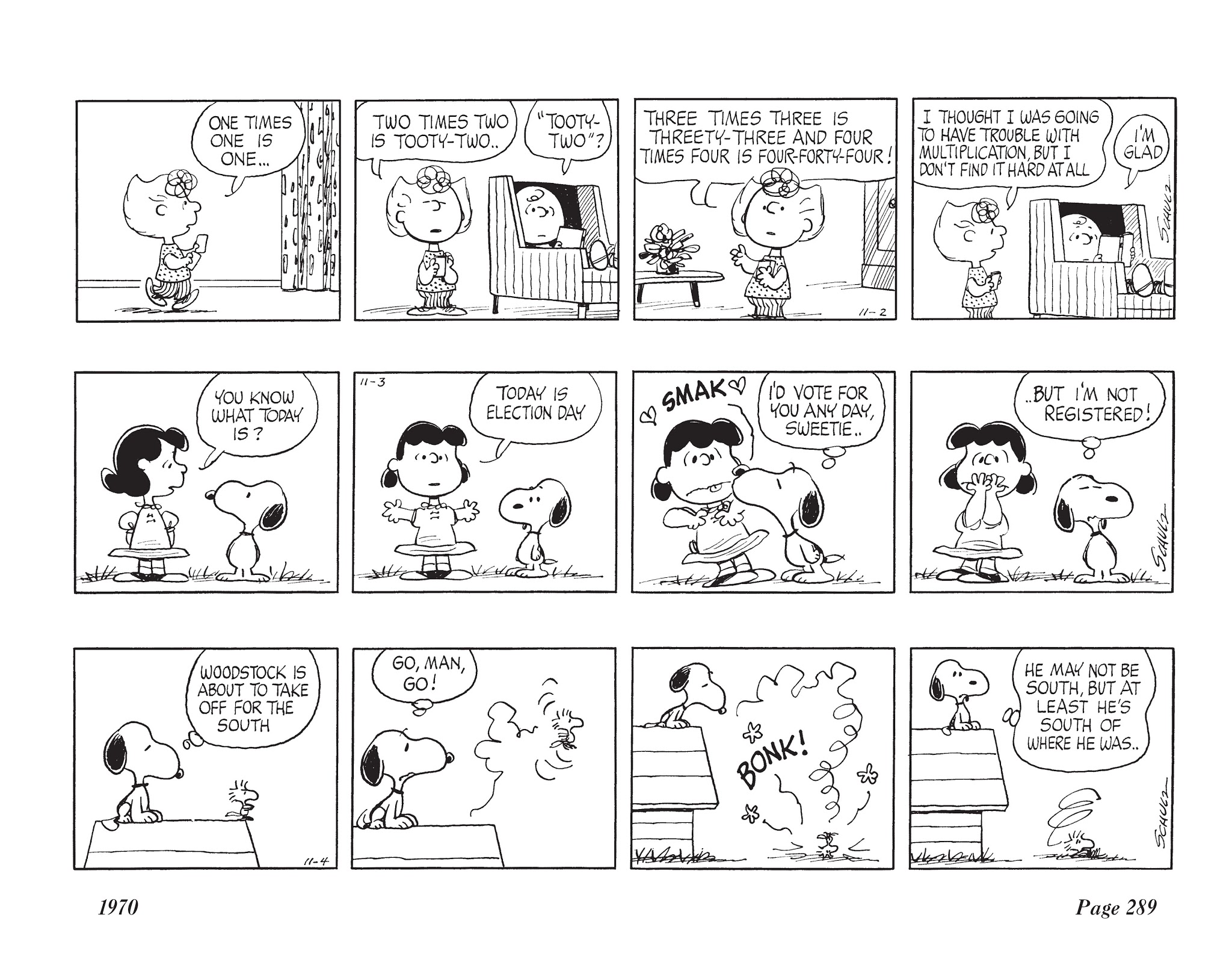Read online The Complete Peanuts comic -  Issue # TPB 10 - 302
