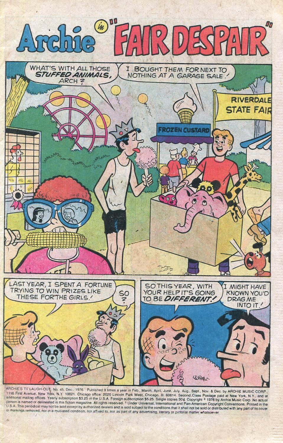 Read online Archie's TV Laugh-Out comic -  Issue #45 - 3