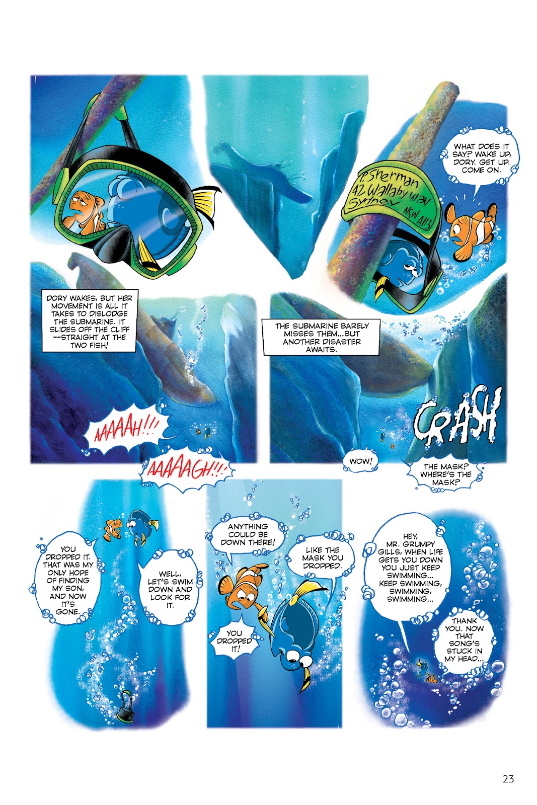 Disney/PIXAR Finding Nemo and Finding Dory: The Story of the Movies in Comics issue TPB - Page 23