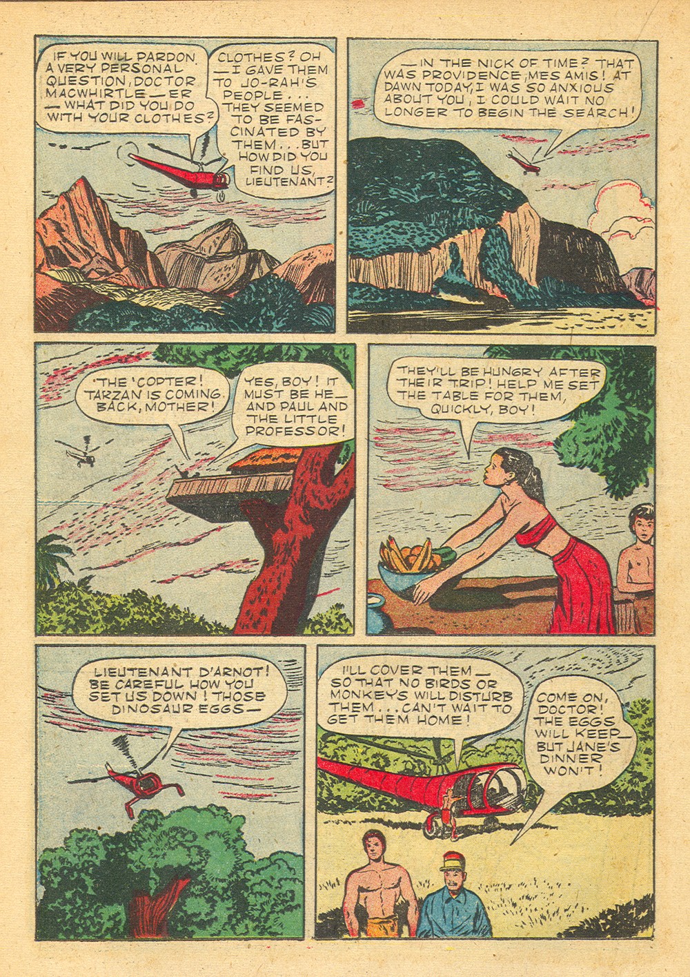 Read online Tarzan (1948) comic -  Issue #24 - 24